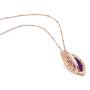 Leaf Diffuser Necklace (Rose Gold)