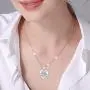 FLYOW Sterling Silver Always Remember You are Braver Than You Believe Jewelry Heart Pendant Necklace Inspirational Gifts for Daughter from Mom Dad