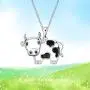 WINNICACA Cow Necklace Cow Gift Pendant 925 Sterling Silver Jewelry Birthday Mothers Day for Her Teen Girls WINNICACA Cow Necklace Cow Gift Pendant 925 Sterling Silver Jewelry Birthday Mothers Day for Her Teen Girls