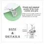 LUHE Elephant/Unicorn/Sloth/Owl Sterling Silver Cute Animal Necklace Good Luck Animal Pendant Holiday Jewelry Gift for Girls Teens Women Lover