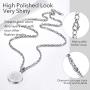PROSTEEL Tetragrammaton Pentacle Necklace, Customize Available, Eliphas Levis Pentagram Protection, Amulet Wiccan, Magical,The Ancient Power Name of God