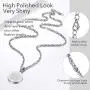 PROSTEEL Tetragrammaton Pentacle Necklace, Customize Available, Eliphas Levis Pentagram Protection, Amulet Wiccan, Magical,The Ancient Power Name of God