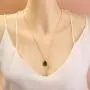 Eseres Girls Layered Necklace Teardrop Pendant Rhinestone Chokers Eseres Girls Layered Necklace Teardrop Pendant Rhinestone Chokers