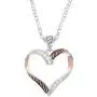 Montana Silversmiths Facets of Love Rose Gold Heart Necklace Montana Silversmiths Facets of Love Rose Gold Heart Necklace