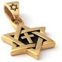 GUNGNEER Israel David Star Necklace Stainless Steel Keel Chain Strength Spiritual Jewish Star Jewelry Men Women