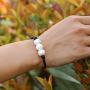 Genuine Leather Pearl Braided Bracelet for Women Wrap Knotted Freshwater Pearl Handmade Fashion Jewelry