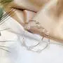 Gold Pearl Hoop Earrings for Women Fashion Lightweight Pearl Earrings Drop Dangle Earrings for Girls Jewelry Gifts