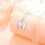 925 Sterling Silver God in My Heart Faith Hope Love Cross Pendant Necklace for Women Girlfriend Daughter Mother