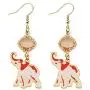 WSNANG Delta Sigma Theta Inspired Greek Greece Sorority Gift Red Elephant Earrings Finer 1913 Greek Sorority Earrings Sisterhood Gift WSNANG Delta Sigma Theta Inspired Greek Greece Sorority Gift Red Elephant Earrings Finer 1913 Greek Sorority Earrings Sisterhood Gift