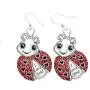 RTY Cute Ladybug Insect Necklace Earrings Set Youre My Little Love Bug Jewelry Friendships