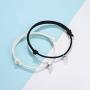 Magnetic Couples Bracelets Mutual Attraction Relationship Matching Friendship His Hers Rope Bracelet Set for Women Men Boyfriend Girlfriend Him Her BFF Best Friends