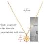 StyledU Dainty Cross Necklace for Girls, 16” Gold Filled Cross Pendant for Teen Girls, Religious Gifts for Confirmation, First Communion, Birthday