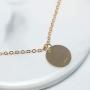 YienDoo Boho Gold Multilayer Sequin Necklace Tassel Chain Dainty Large Coin Disc Pendant Layered Necklace Bohemian Charm Jewelry for Women and Girls