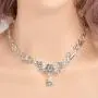 YANSHON Bridal Jewelry Set For Wedding, Tiaras Earrings Necklace Wedding Sets, Crystal Crown Necklace Earrings Tiaras For Women, Bride, Birthday Party YANSHON Bridal Jewelry Set For Wedding, Tiaras Earrings Necklace Wedding Sets, Crystal Crown Necklace Earrings Tiaras For Women, Bride, Birthday Party
