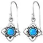 AUBE JEWELRY Hypoallergenic 925 Sterling Silver Celtic Open Knot Opal Earrings, Dangle Earrings for Women AUBE JEWELRY Hypoallergenic 925 Sterling Silver Celtic Open Knot Opal Earrings, Dangle Earrings for Women