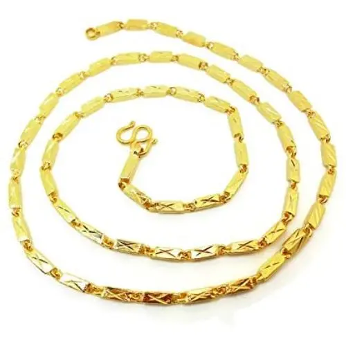 23k 24k Thai Yellow Gold GP Filled Necklace 23 Gram 26 INCH Jewellery Jewellery 23k 24k Thai Yellow Gold GP Filled Necklace 23 Gram 26 INCH Jewellery Jewellery