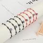 Besteel 8Pcs Evil Eye Bracelets Ojo Turco Kabbalah Protection Red String Handmade Amulet Nazar Adjustable Friendship Bracelets for Families BestFriend