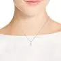 Mini Harmony Aum or Om Symbol .925 Sterling Silver Pendant Necklace