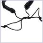 Fusamk Fashion Religious Cross Tag Bangle Leather Wristband Rope Link Bracelet