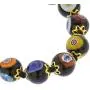 GlassOfVenice Murano Glass Mosaic Necklace - Black GlassOfVenice Murano Glass Mosaic Necklace - Black