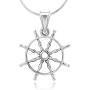 SUVANI 925 Sterling Silver CZ Cubic Zirconia Bicycle Pendant Necklace, 18 inches