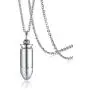 VNOX Stainless Steel Bullet Pendant Necklace for Men Women,Black VNOX Stainless Steel Bullet Pendant Necklace for Men Women,Black
