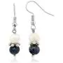 Gem Stone King Multi-Color Cultured Freshwater Pearl Necklace Earrings Bracelet Set 7-8MM 18inches