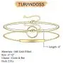 Turandoss Dainty Layered Bracelets for Women, 14K Gold Filled Adjustable Layering Bracelet Cute Evil Eye Bar Pearl Gold Layered Chain Bracelets for Women Jewelry Turandoss Dainty Layered Bracelets for Women, 14K Gold Filled Adjustable Layering Bracelet Cute Evil Eye Bar Pearl Gold Layered Chain Bracelets for Women Jewelry