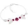 Rosemarie Collections Womens 3 Piece Rhinestone And Metal Mesh Floral Statement Necklace Bracelet Earring Set Rosemarie Collections Womens 3 Piece Rhinestone And Metal Mesh Floral Statement Necklace Bracelet Earring Set
