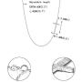 EVER FAITH 925 Sterling Silver Cross Necklace Religious Church Sideways Cross Choker Jewelry Gift for Women, Girls
