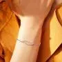 FANCIME Rose Gold Plated Tennis Bracelet Cubic Zirconia Teardrop/Infinity Flower Tennis Link Bracelet Hypoallergenic Simple Elegant Jewelry for Women Girls FANCIME Rose Gold Plated Tennis Bracelet Cubic Zirconia Teardrop/Infinity Flower Tennis Link Bracelet Hypoallergenic Simple Elegant Jewelry for Women Girls