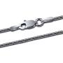 Ian and Valeri Co. Sterling Silver 1 mm Snake Necklace Chain 7'' 9'' 14'' 16'' 18'' 20'' 22'' 24'' 26'' 30''