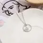 Dainty Necklaces for Women Girls, Infinity Circle Necklace Gifts for New Mom Granddaughter Best Friend Bridesmaid Cross Necklace for Religious Gifts Sister Cousin Aunt Gifts Happy Birthday Necklace