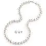Freshwater Cultured Pearl Necklace Set for Women Includes Stud Earrings with 14K Gold in AAAA Quality - THE PEARL SOURCE Freshwater Cultured Pearl Necklace Set for Women Includes Stud Earrings with 14K Gold in AAAA Quality - THE PEARL SOURCE