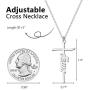 JSJOY Cross Necklace for Women Religious Gifts Cross Necklace Chain Faith Cross Pendant Necklace for Teen Girls