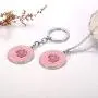 One Direction Gift Harry Style Merch Treat People with Kindness Enamel Necklace Keyring Jewelry Set 2 Pack