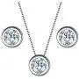 EleQueen 925 Sterling Silver 0.7 Carat Solitaire CZ Dot Pendants Necklace Stud Earrings Jewelry Sets EleQueen 925 Sterling Silver 0.7 Carat Solitaire CZ Dot Pendants Necklace Stud Earrings Jewelry Sets