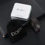 Back in Black Leather Bracelet for Men Brushed Stainless Steel Magnetic Clasp Double Layer Black Braided - incl. Extension and metal box- once as a gift! Back in Black Leather Bracelet for Men Brushed Stainless Steel Magnetic Clasp Double Layer Black Braided - incl. Extension and metal box- once as a gift!