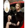 4 Pieces Womens Glitter Jewelry Set Bridal Wedding Multi-Layer Bracelet Faux Leather Dangle Earrings Necklace (Gold)