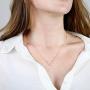 2pcs Zodiac Necklace 12 Constellation Pendant Necklace Zodiac Sign Birthday Gifts for Women and Girls