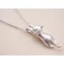 Earring Necklace Mini Climbers Lucky Cute Kitten Collarbone Shining Necklace Charms Jewelry