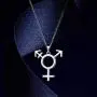 Besilver LGBT Lesbian Pride Necklace for Women Men 925 Sterling Silver Tansgender Gay Pride Earrings/Necklace Gay Pride Jewelry Gift Besilver LGBT Lesbian Pride Necklace for Women Men 925 Sterling Silver Tansgender Gay Pride Earrings/Necklace Gay Pride Jewelry Gift