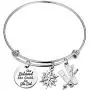 POTIY Skiing Bracelet Ski Snowflake Charm Bracelet She Believed She Could So She Did Jewelry Gift for Skier Sports Bracelet POTIY Skiing Bracelet Ski Snowflake Charm Bracelet She Believed She Could So She Did Jewelry Gift for Skier Sports Bracelet
