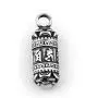 Warvik Indian Ohm Six Mantra Words Pendant Necklace Lotus Cylinder Silver Color, Stainless Steel Jewelry Men Women Wheat Chain 20/28 Inch Warvik Indian Ohm Six Mantra Words Pendant Necklace Lotus Cylinder Silver Color, Stainless Steel Jewelry Men Women Wheat Chain 20/28 Inch