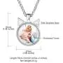Custom4U Personalized Picture Necklace for Women - Photo Necklace Customized with Chain - Memorial Necklace with Picture Jewelry for Mother Women Girls