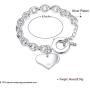 TBIY Women Jewelry personalized bracelet charms copper bracelet for girls