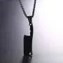 U7 Men Personalized Necklace Stainless Steel Chain & Kitchen Knife Pendant Punk Hip Hop Style