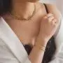 Honsny 12PCS Chain Bracelets for Women 14K Gold Plated Pearl Lock Flat Cable Chain Beaded Bracelets Adjustable Link Chain Bracelet Set Dainty Paperclip Jewelry Set Honsny 12PCS Chain Bracelets for Women 14K Gold Plated Pearl Lock Flat Cable Chain Beaded Bracelets Adjustable Link Chain Bracelet Set Dainty Paperclip Jewelry Set