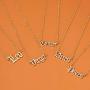 Modyle 18K Gold Plated Constellation Zodiac Necklaces Jewelry for Women Antique Style Designed Letter Taurus Aries Necklaces