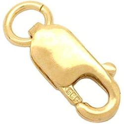 BCQLI Yellow Gold Lobster Claw Clasp Chain Jewelry 0.157×0.394inch,Necklace Bracelet Connection Buckle